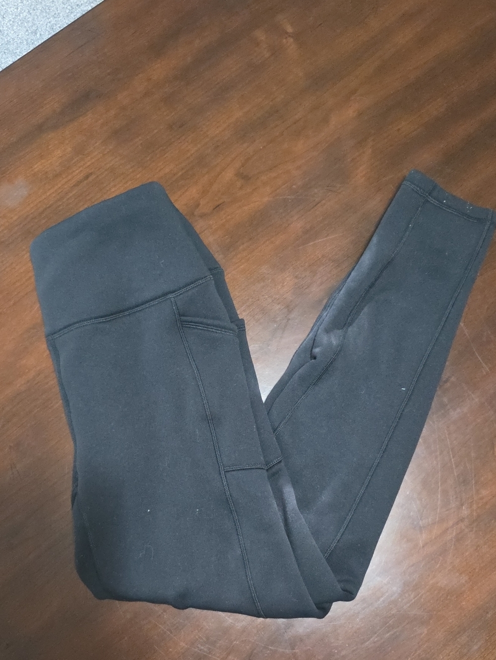 Avalanche Black Leggings with High Waist